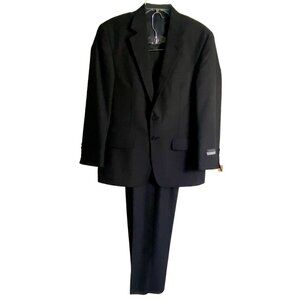 Hamilton 2-Piece Suit 40S Blazer and  33R Pants Polyester Worsted Wool NEW NWT